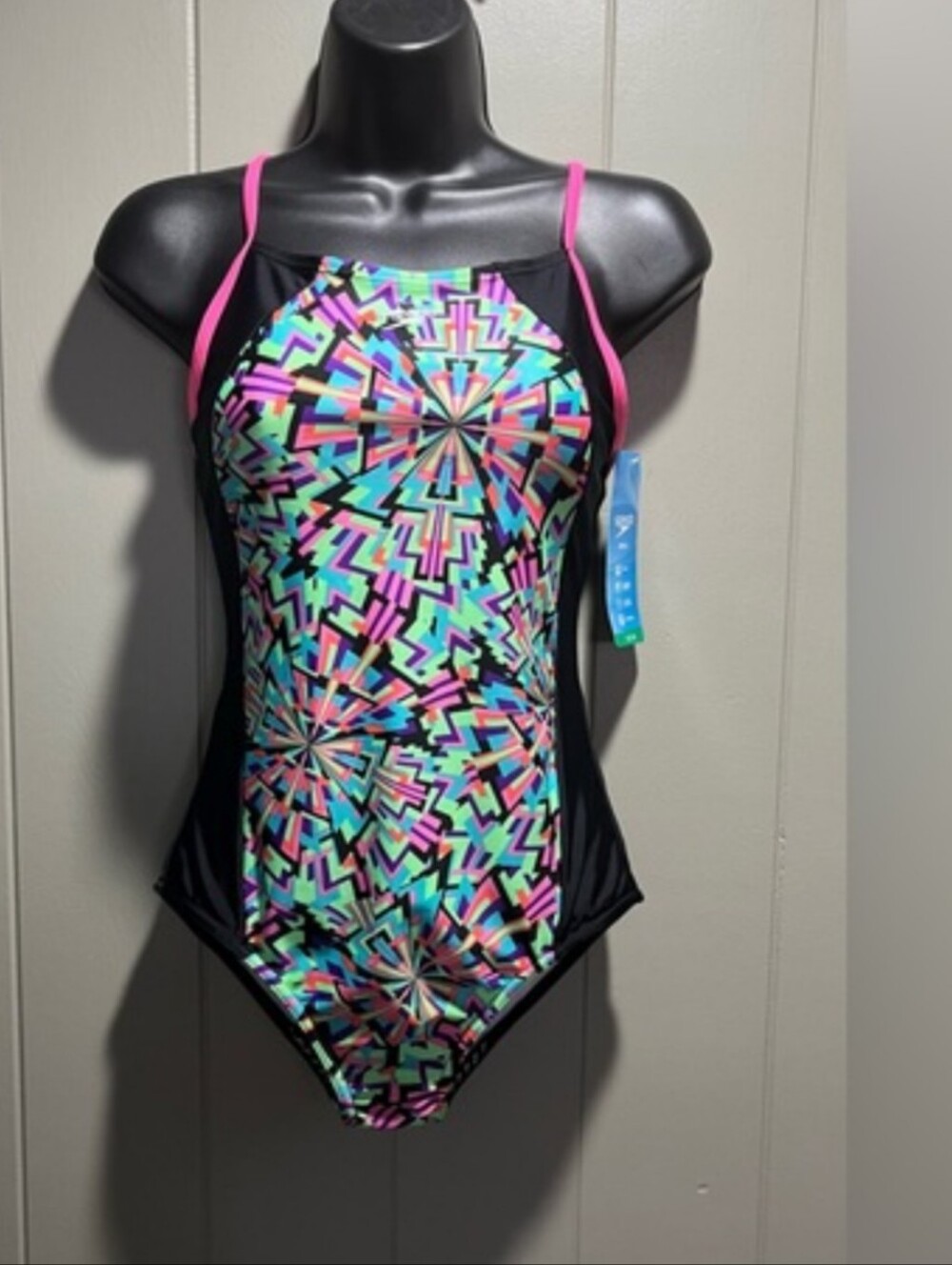 Speedo Blue Gradient Girls Swimwear Tag - Picture 8 of 8